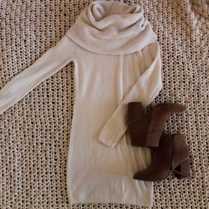 H&M Cream Sweater Dress